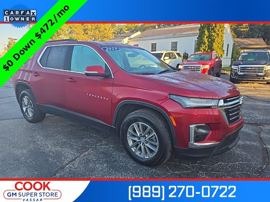 used 2023 Chevrolet Traverse car, priced at $29,300