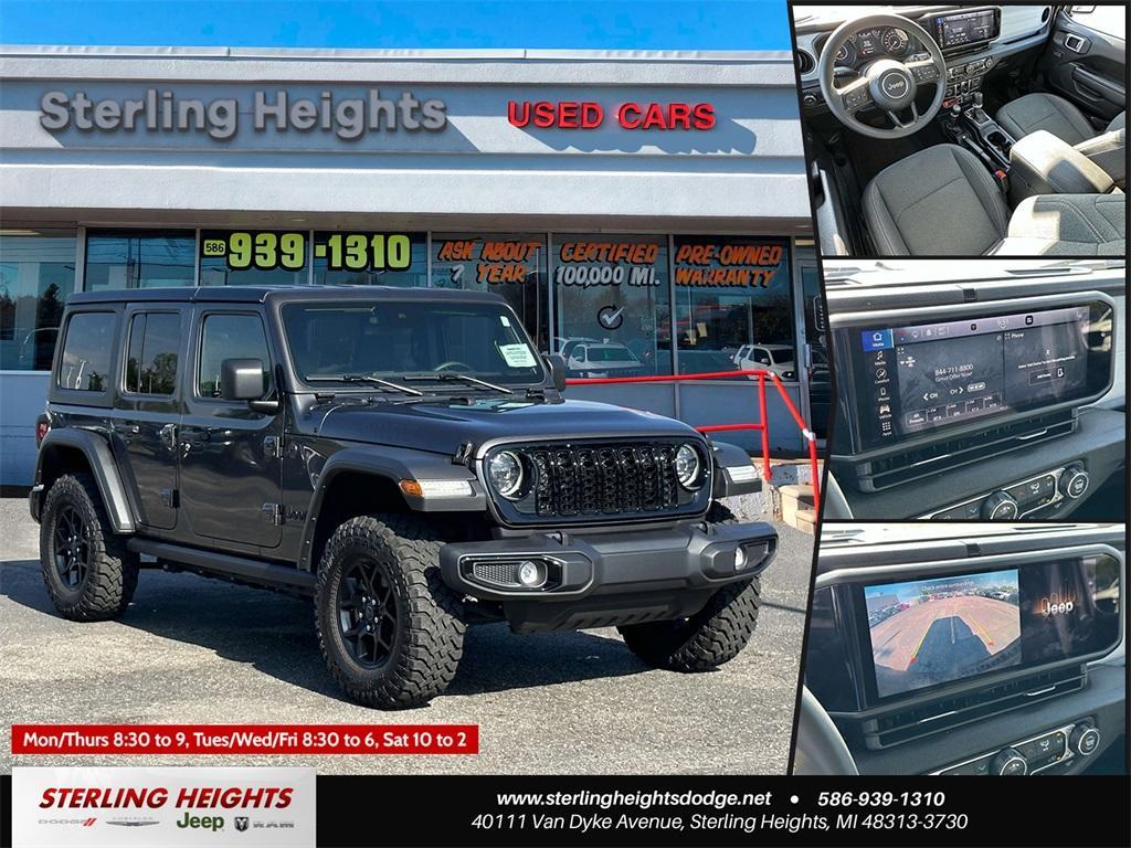 used 2024 Jeep Wrangler car, priced at $37,995