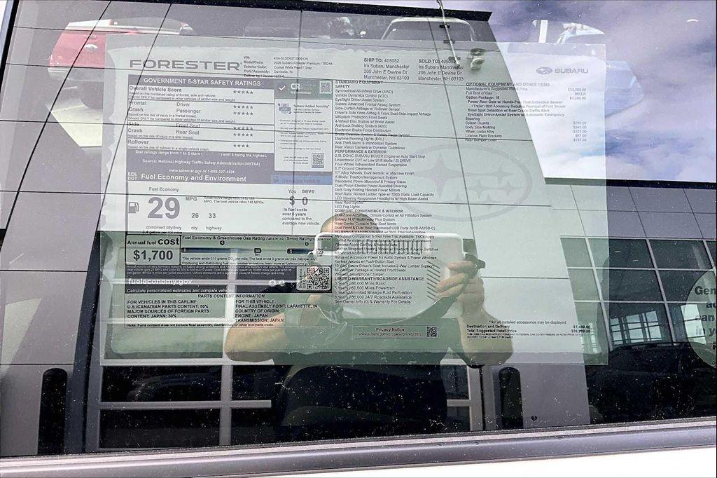 new 2026 Subaru Forester car, priced at $36,939