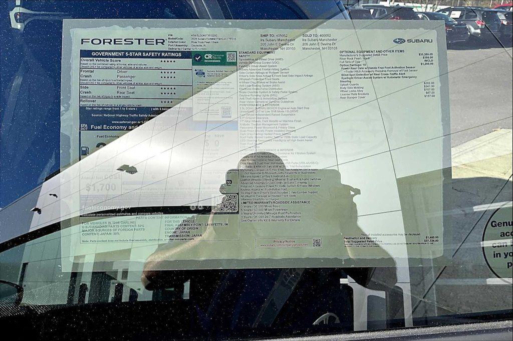 new 2026 Subaru Forester car, priced at $37,334