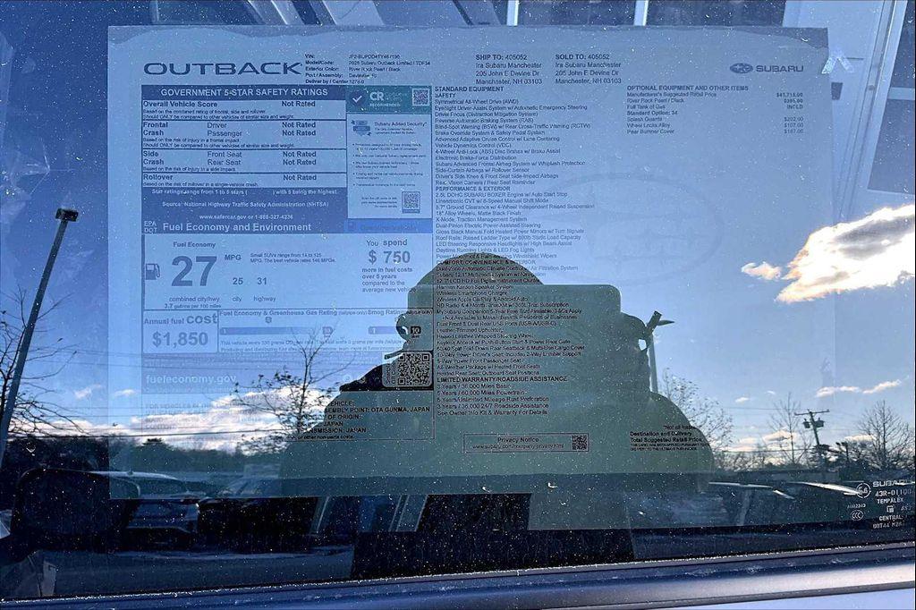 new 2026 Subaru Outback car, priced at $40,667