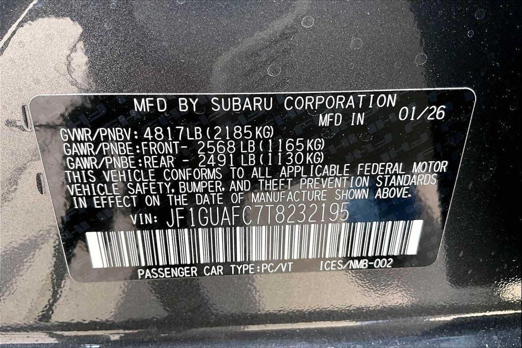 new 2026 Subaru Impreza car, priced at $26,726