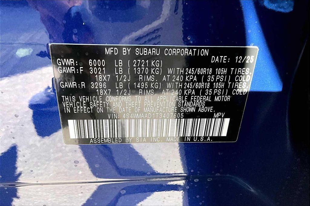 new 2026 Subaru Ascent car, priced at $40,236