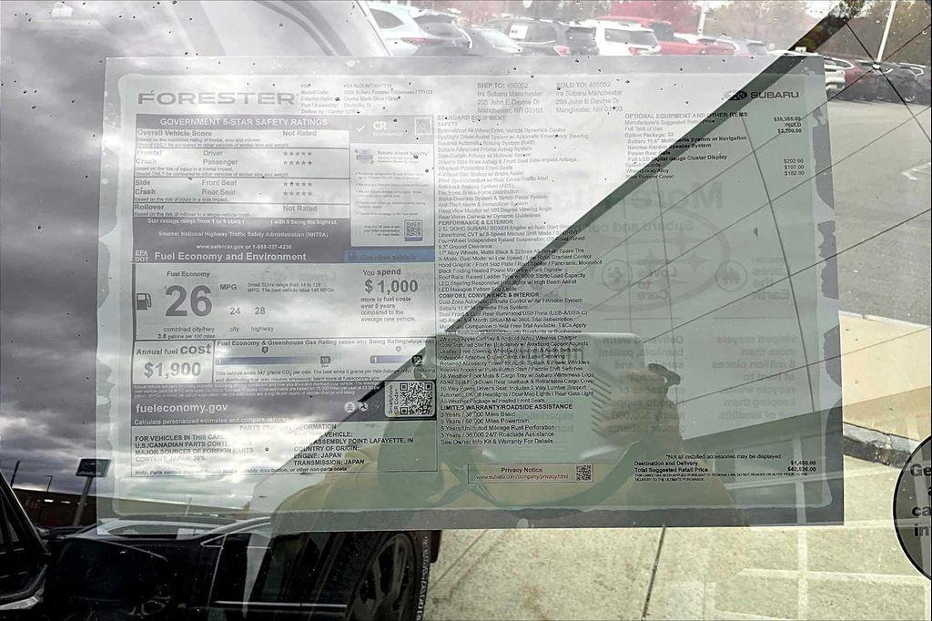 new 2026 Subaru Forester car, priced at $40,078