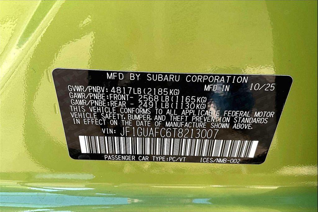 new 2026 Subaru Impreza car, priced at $27,081