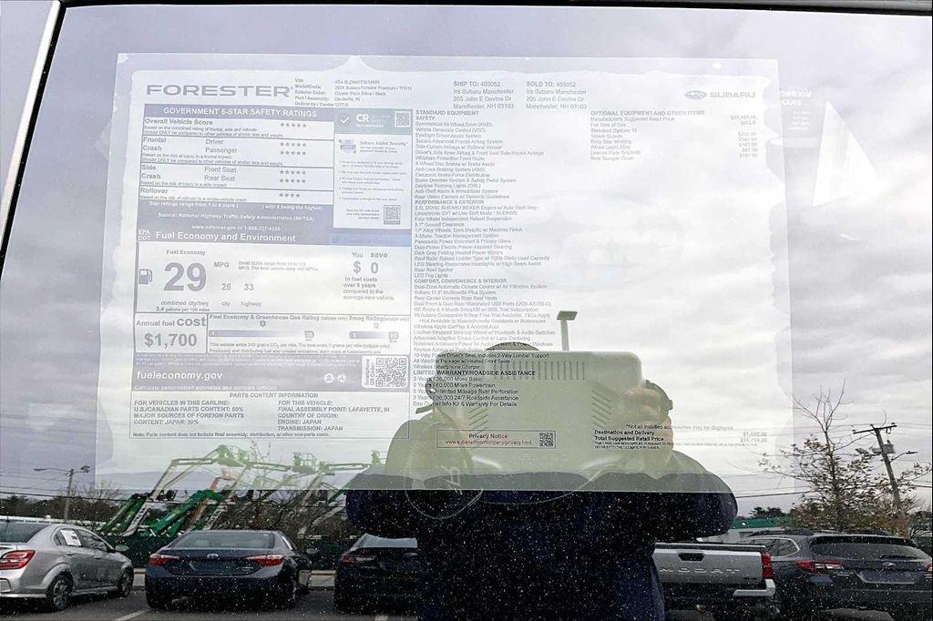 new 2026 Subaru Forester car, priced at $32,996