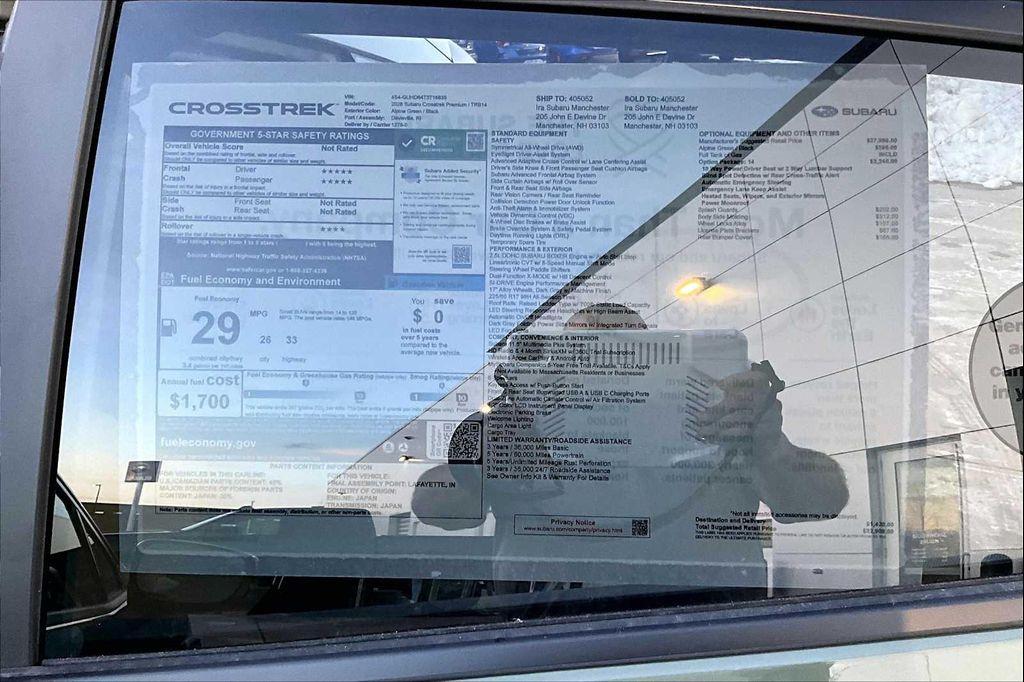 new 2026 Subaru Crosstrek car, priced at $32,908