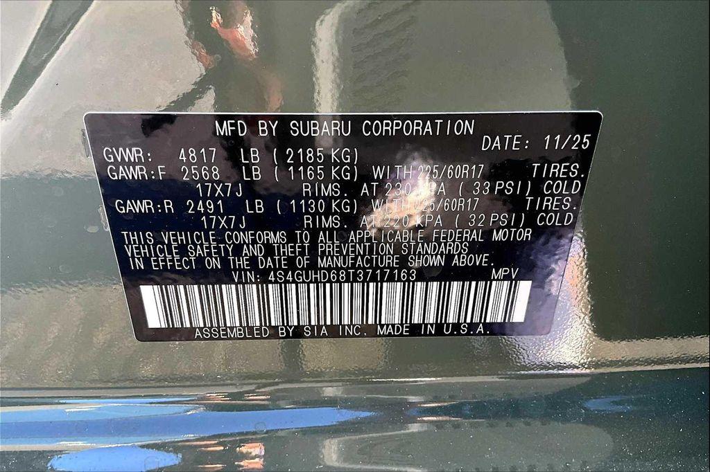 new 2026 Subaru Crosstrek car, priced at $32,908