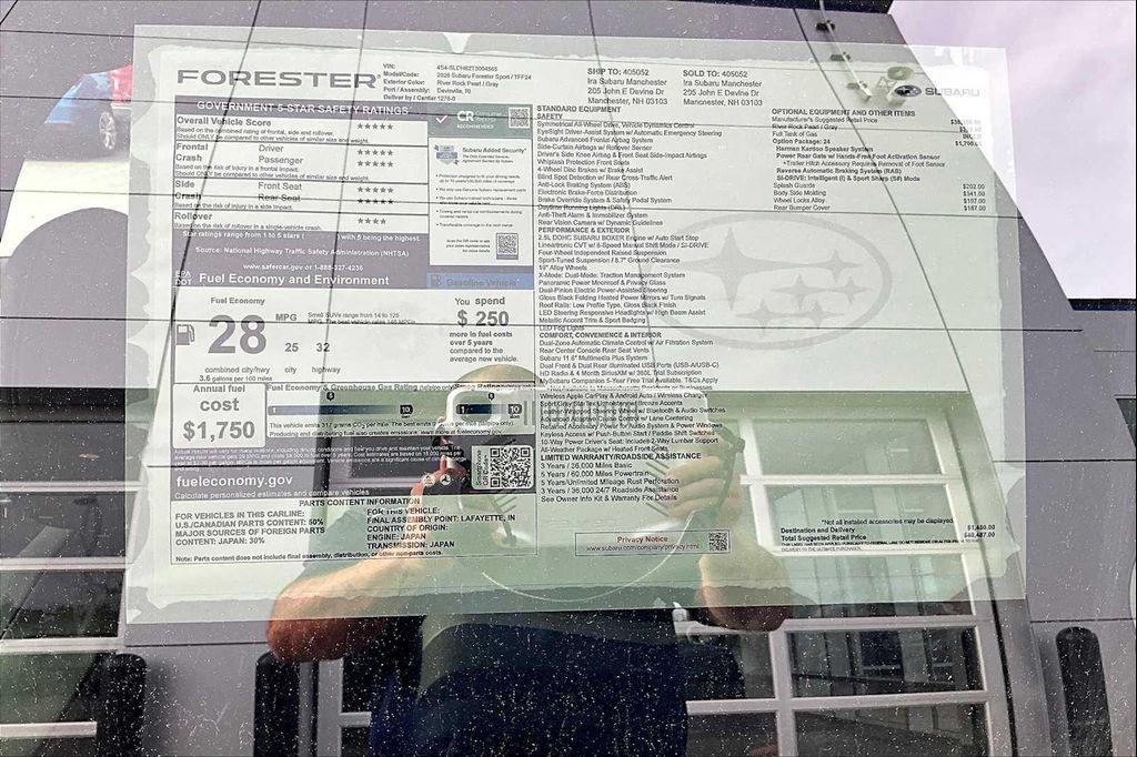 new 2026 Subaru Forester car, priced at $40,487