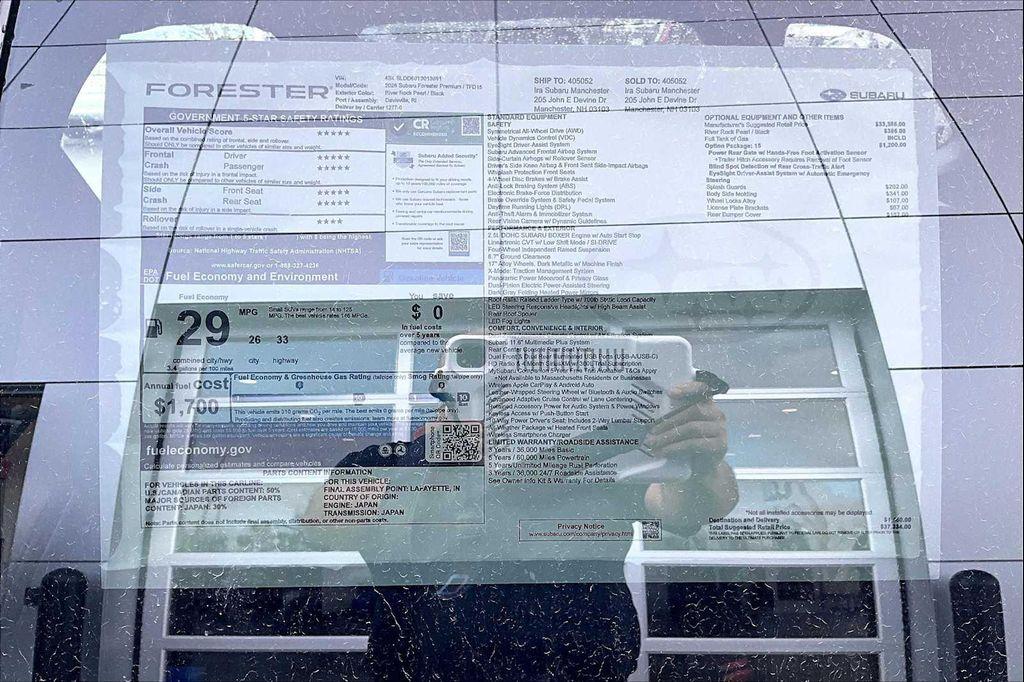 new 2026 Subaru Forester car, priced at $37,334