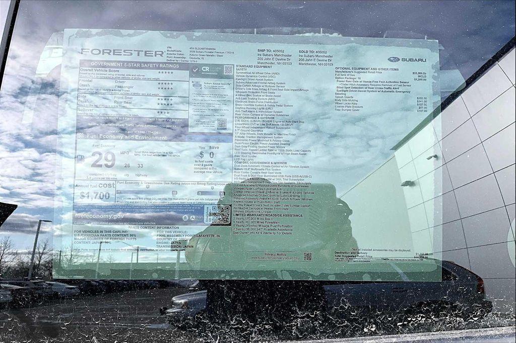 new 2026 Subaru Forester car, priced at $33,369