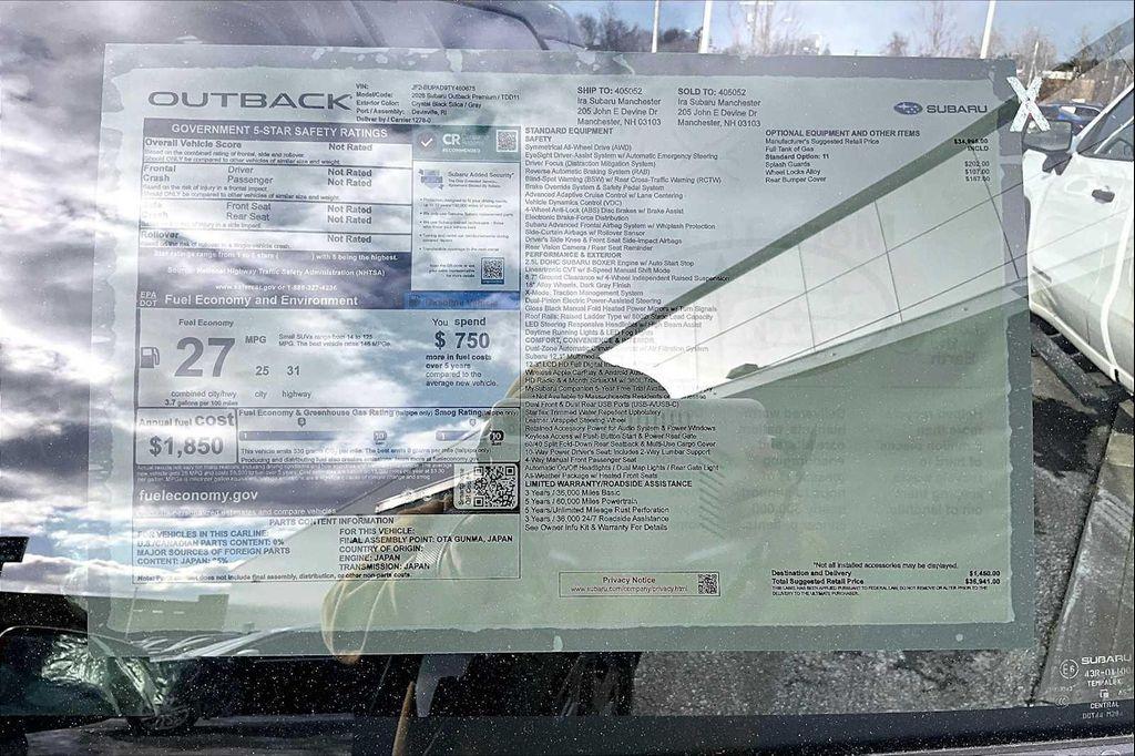 new 2026 Subaru Outback car, priced at $34,576