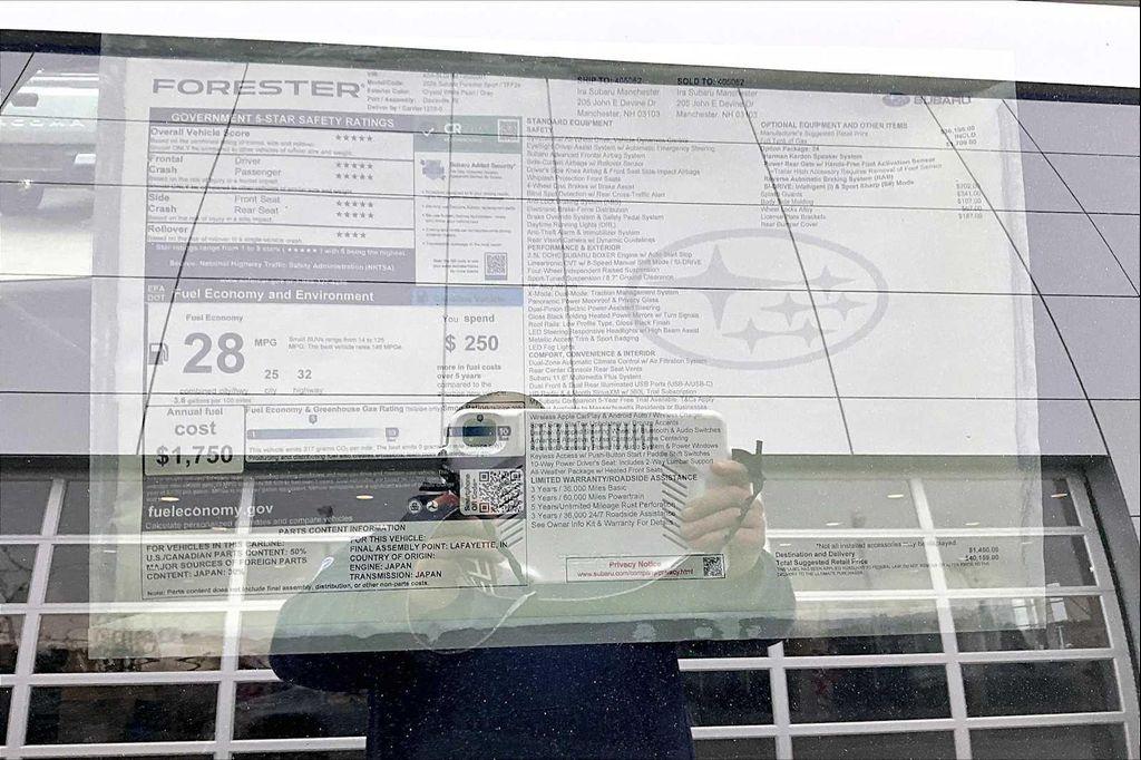 new 2026 Subaru Forester car, priced at $40,159