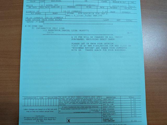 used 2020 Honda CR-V car, priced at $24,843