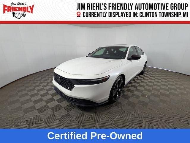 used 2023 Honda Accord Hybrid car, priced at $25,259
