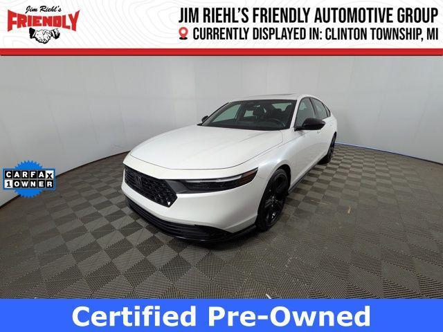used 2023 Honda Accord Hybrid car, priced at $26,235