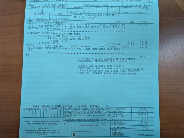 used 2023 Ford Bronco Sport car, priced at $26,286