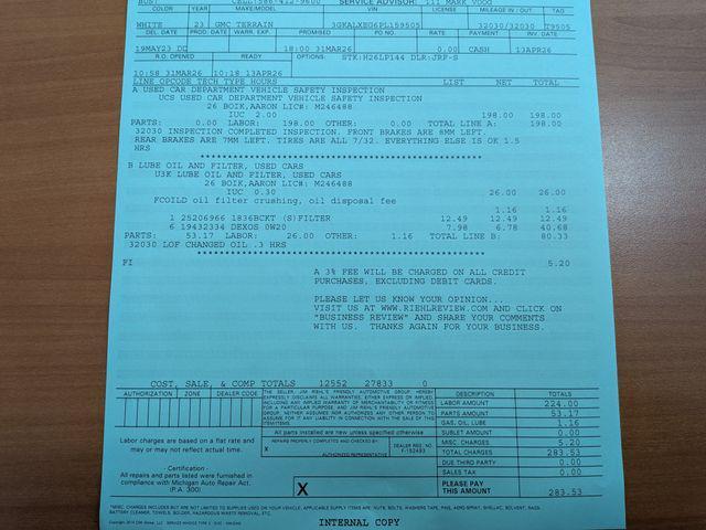 used 2023 GMC Terrain car, priced at $28,010