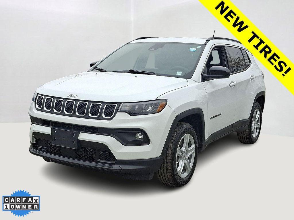 used 2023 Jeep Compass car, priced at $17,493