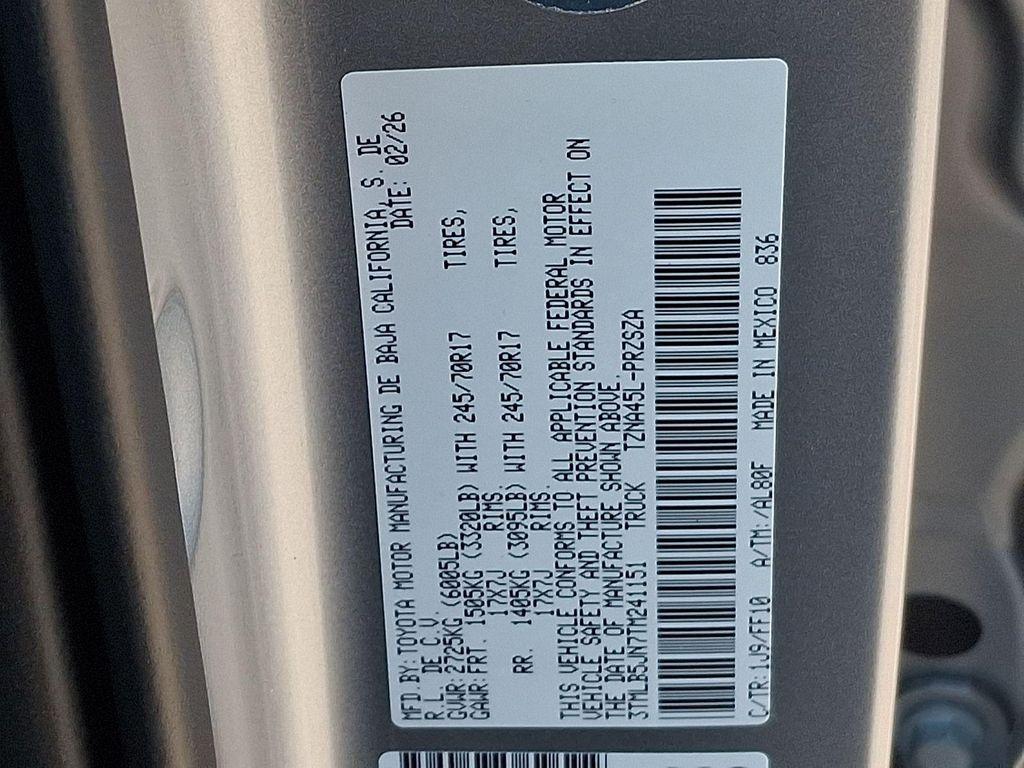 new 2026 Toyota Tacoma car, priced at $41,509