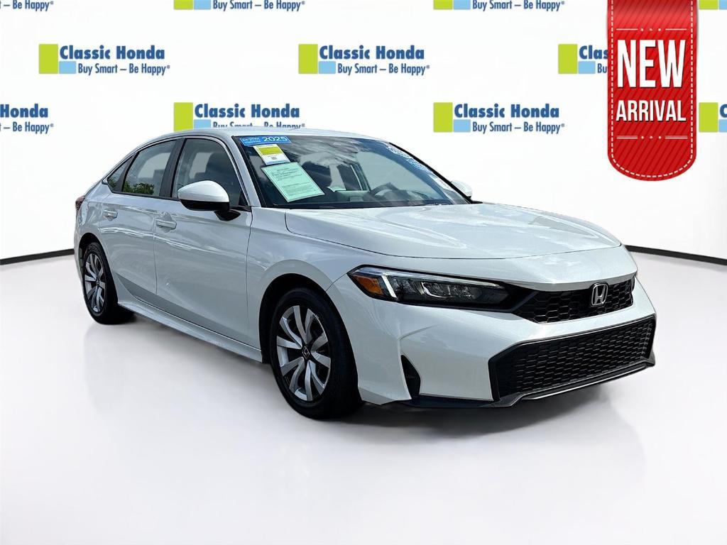 used 2025 Honda Civic car, priced at $22,995