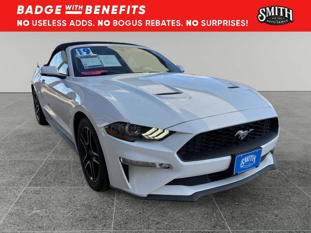 used 2019 Ford Mustang car, priced at $17,666