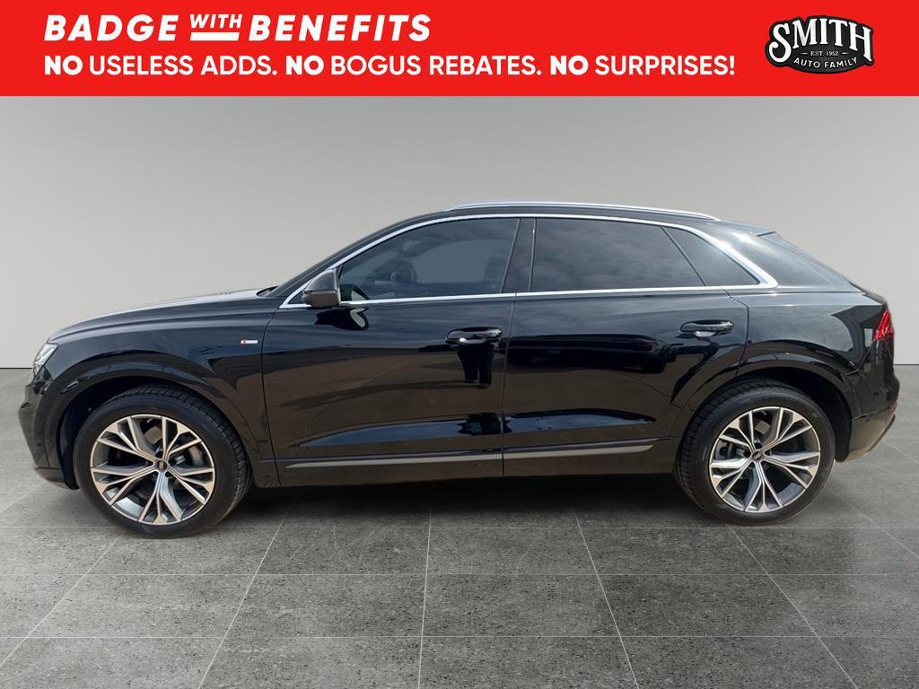 used 2023 Audi Q8 car, priced at $46,955