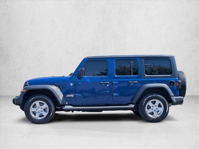 used 2020 Jeep Wrangler Unlimited car, priced at $25,478
