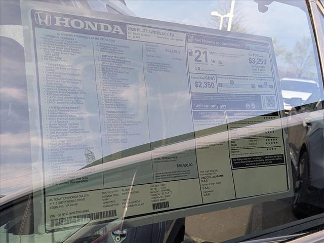 new 2026 Honda Pilot car, priced at $56,490