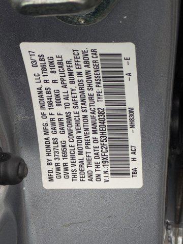 used 2017 Honda Civic car, priced at $11,991