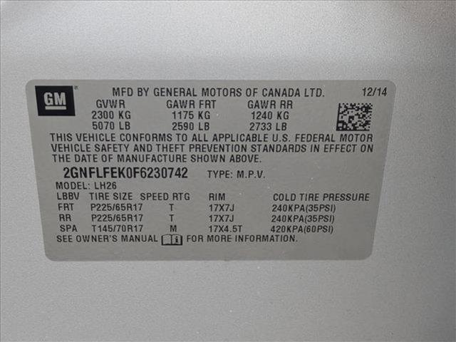 used 2015 Chevrolet Equinox car, priced at $7,991