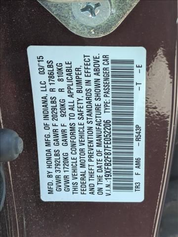 used 2015 Honda Civic car, priced at $13,483