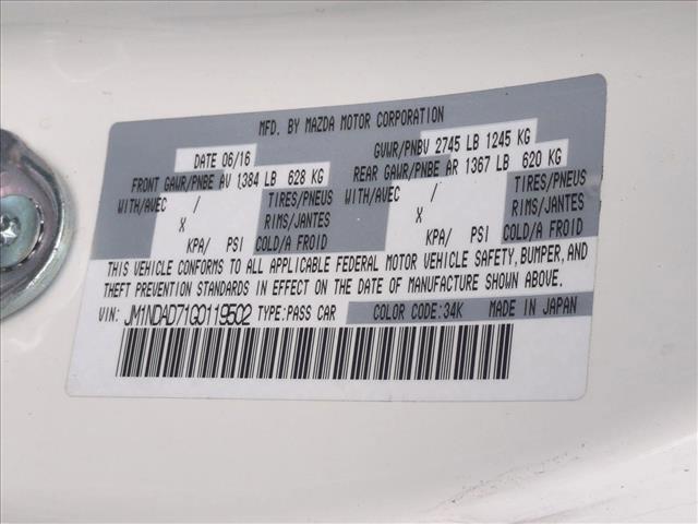 used 2016 Mazda MX-5 Miata car, priced at $15,992