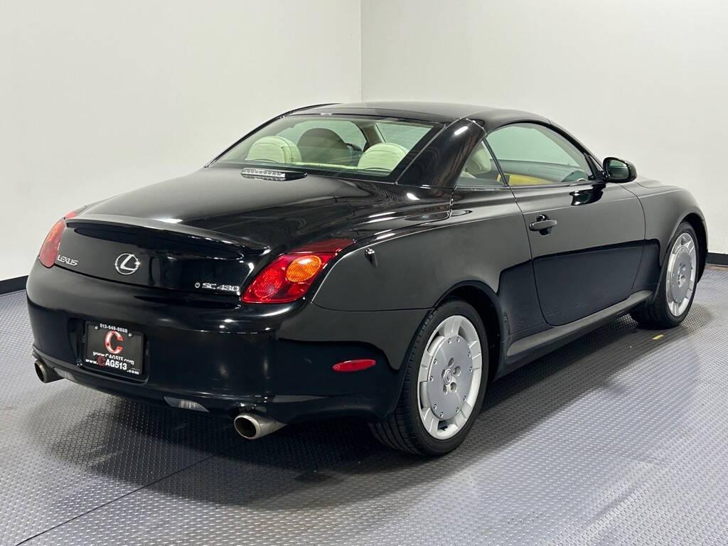used 2002 Lexus SC 430 car, priced at $8,999