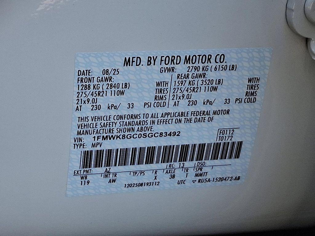 new 2025 Ford Explorer car, priced at $63,110