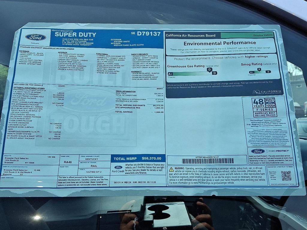 new 2025 Ford F-350 car, priced at $58,870