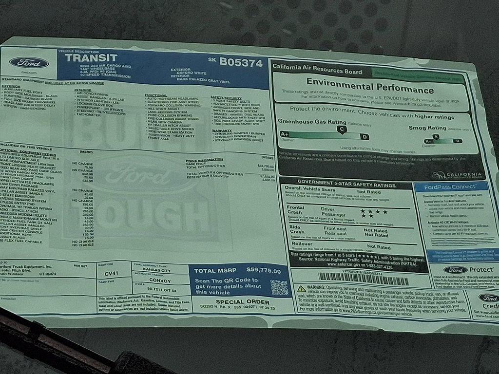 new 2025 Ford Transit-250 car, priced at $65,770