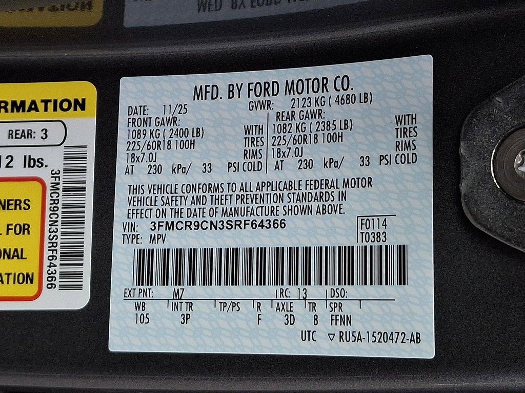 new 2025 Ford Bronco Sport car, priced at $41,980