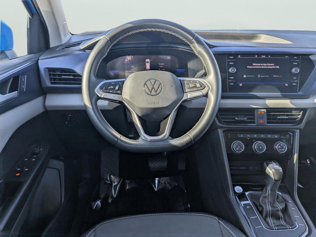 used 2023 Volkswagen Taos car, priced at $19,137