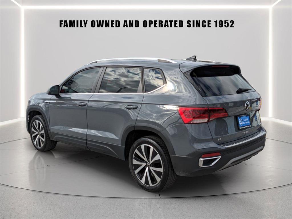 used 2023 Volkswagen Taos car, priced at $17,604