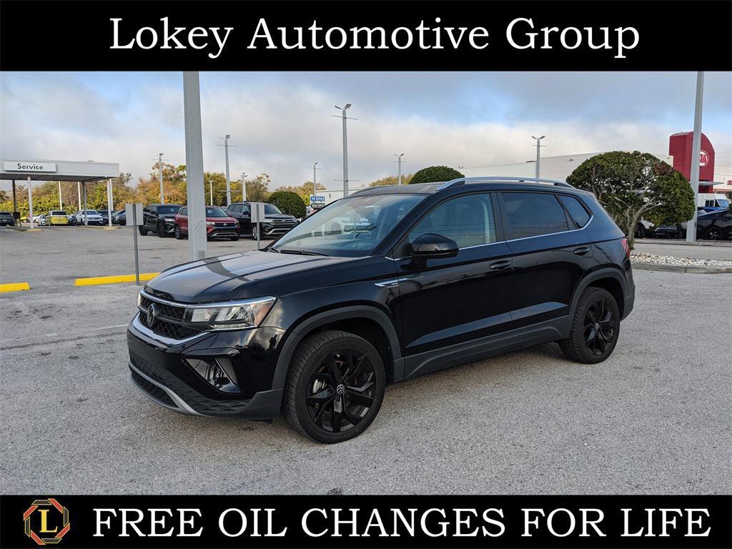 used 2023 Volkswagen Taos car, priced at $17,810