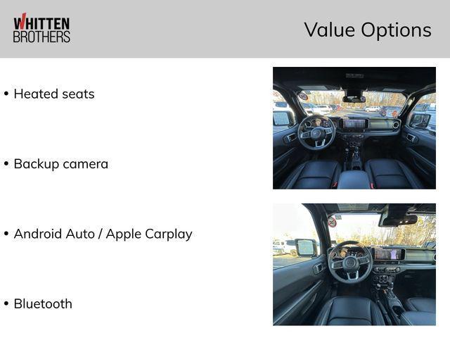 used 2024 Jeep Wrangler car, priced at $39,590