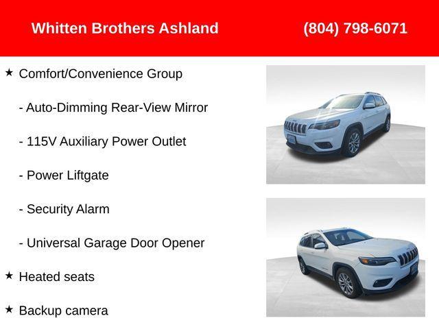 used 2021 Jeep Cherokee car, priced at $16,490