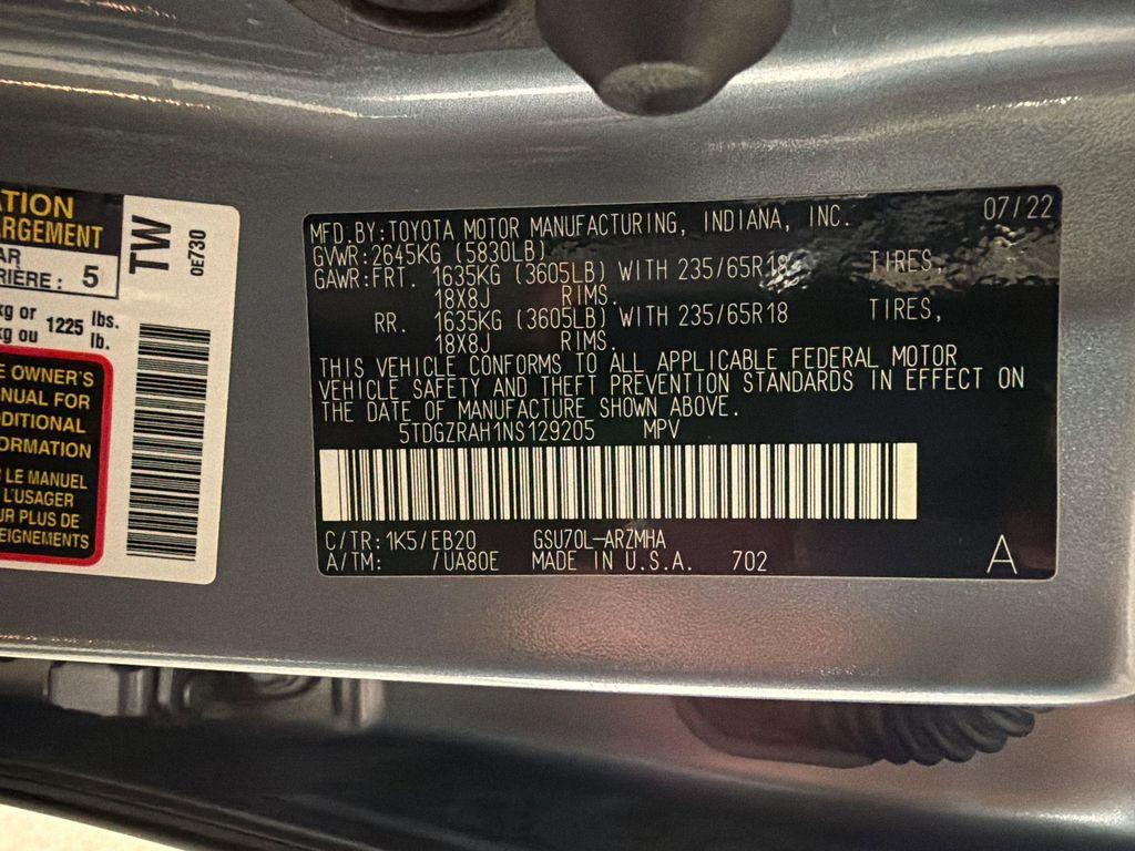 used 2022 Toyota Highlander car, priced at $26,188