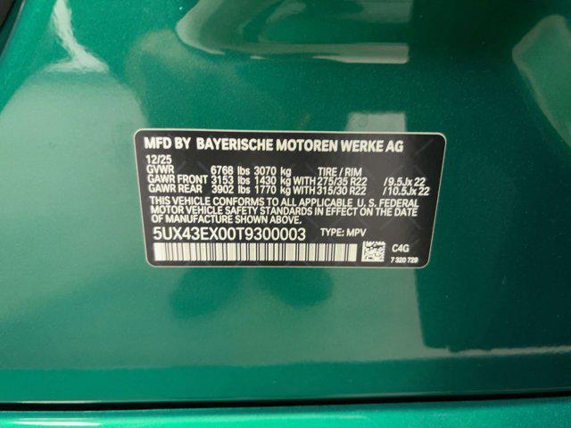 new 2026 BMW X6 car, priced at $108,125