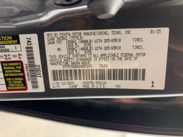 used 2025 Toyota Tundra Hybrid car, priced at $62,996