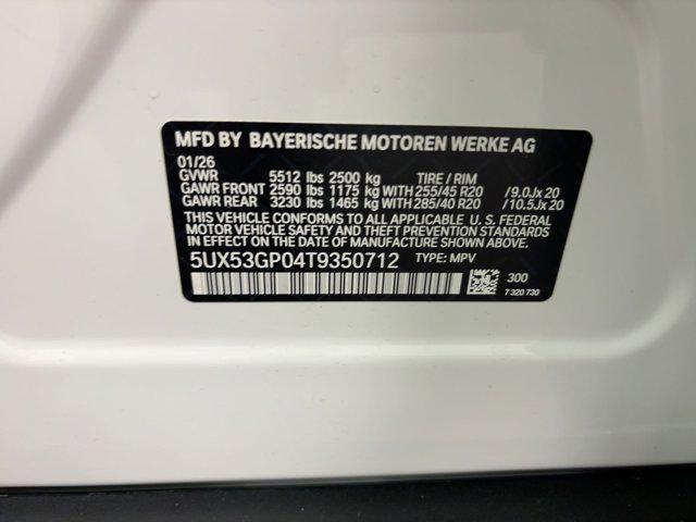 new 2026 BMW X3 car, priced at $57,780