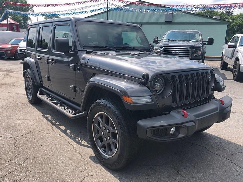 used 2021 Jeep Wrangler Unlimited car, priced at $29,300