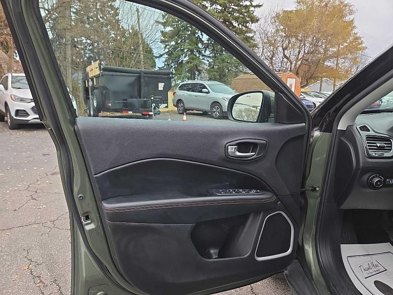 used 2021 Jeep Compass car, priced at $18,500