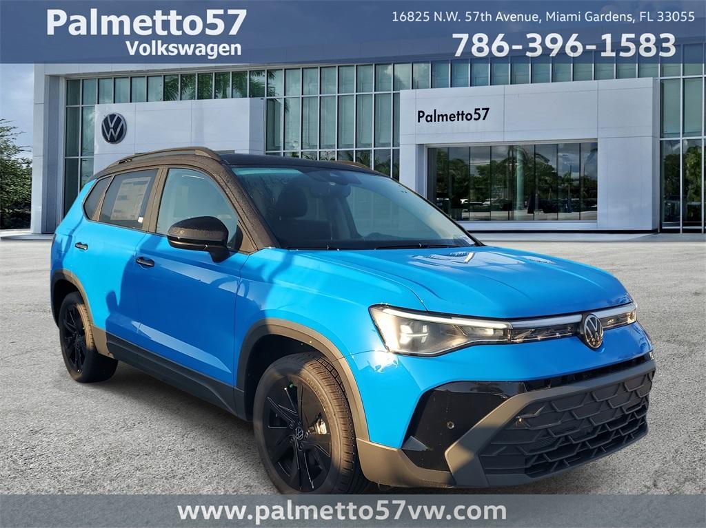 new 2025 Volkswagen Taos car, priced at $28,026